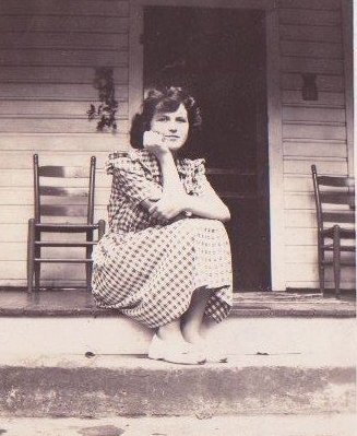 Mom in 1945 in Cumberland, Kentucky